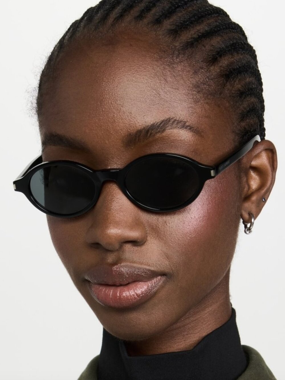 SAINT LAURENT EYEWEAR Jeanne Black Sunglasses - NWT